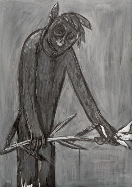 [2008] Secret Garden, Acrylic...on paper, 100x71cm